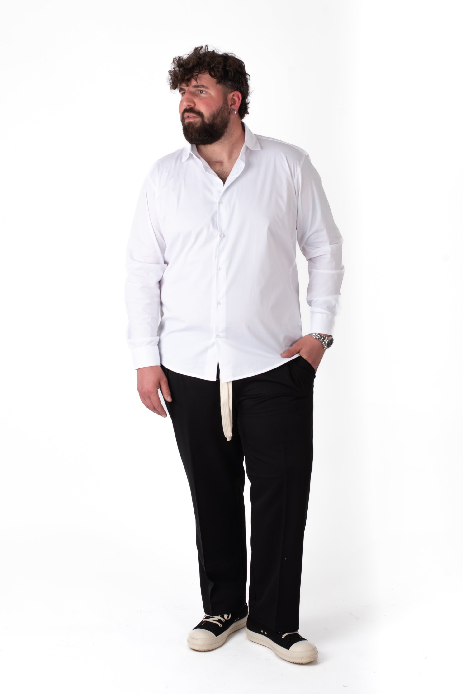 Camicia Bianca Uomo Taglie Forti