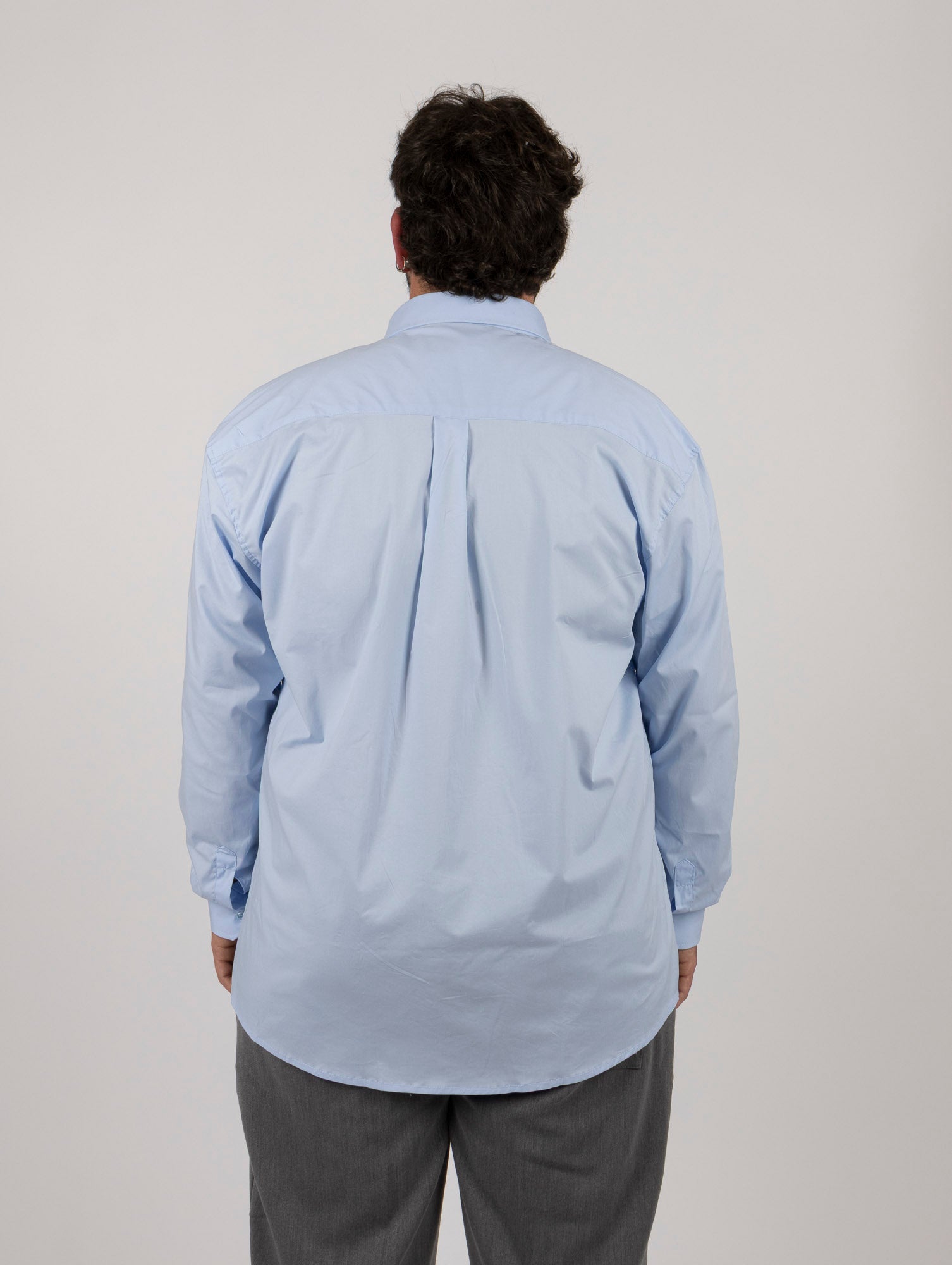 Camicia Azzurra Uomo Taglie Forti