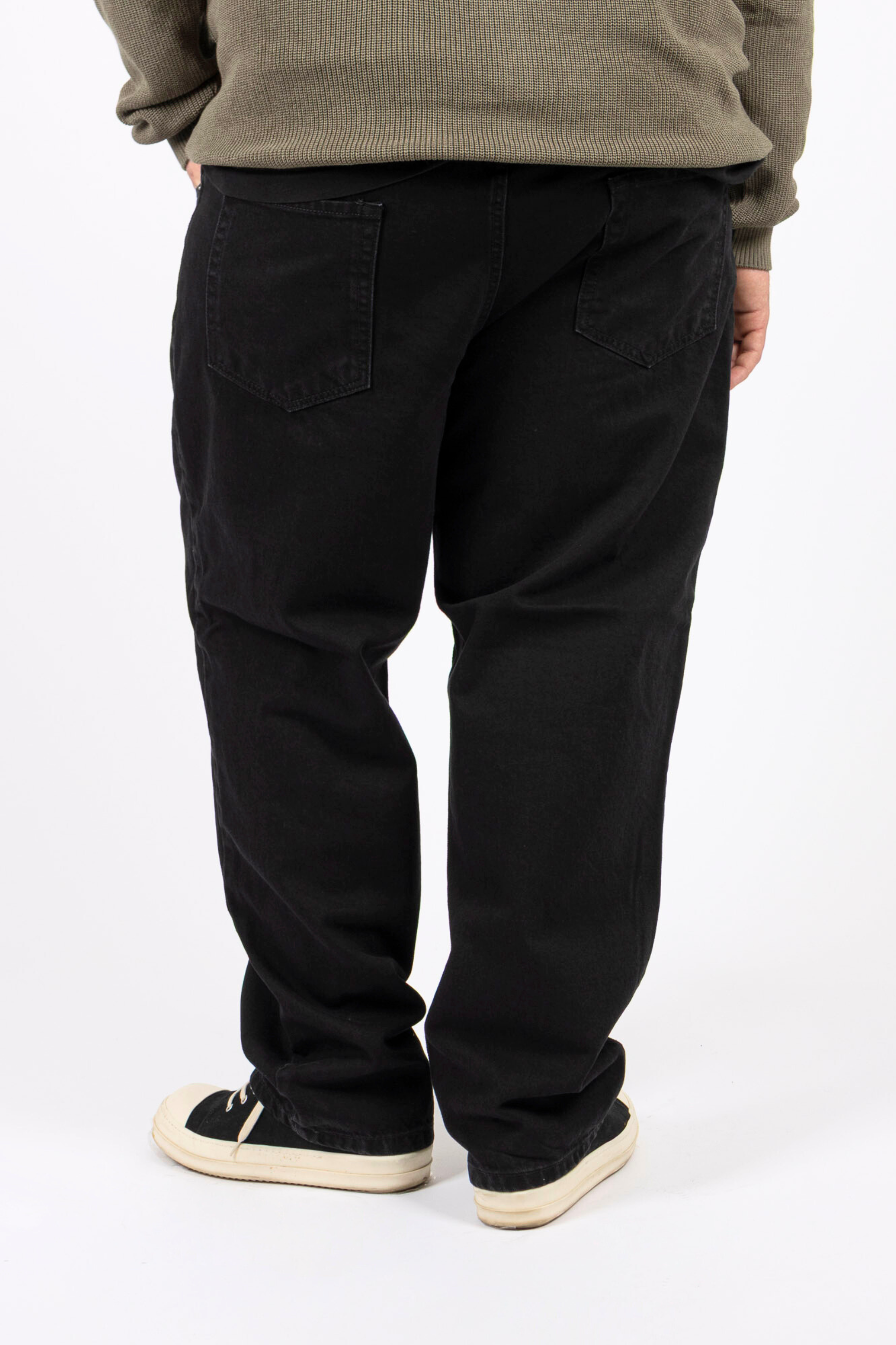 Jeans Neri Baggy Fit Uomo Taglie Forti