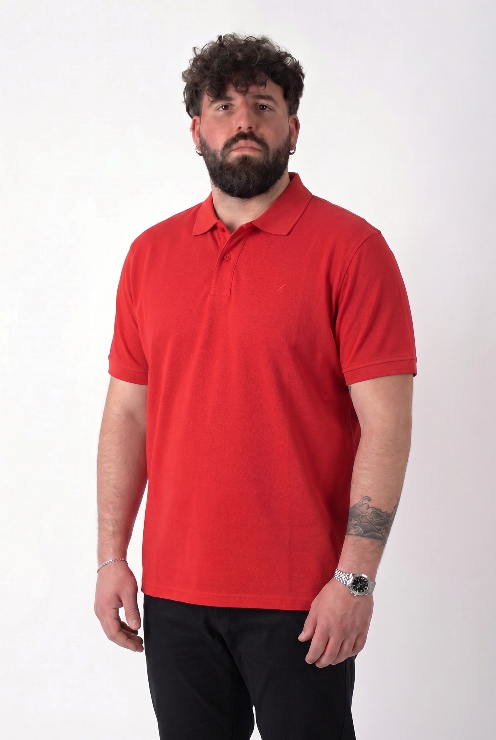 Polo MaxFort Rossa Uomo Taglie Forti