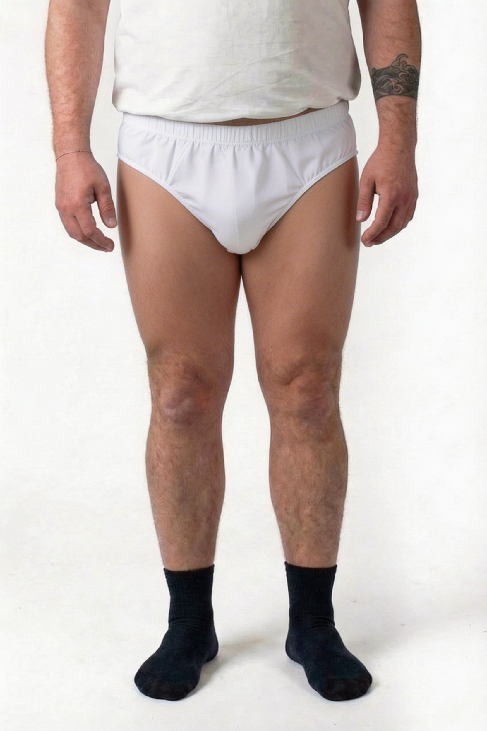 Slip Bianco 100% Cotone Maxfort Uomo Taglie Forti