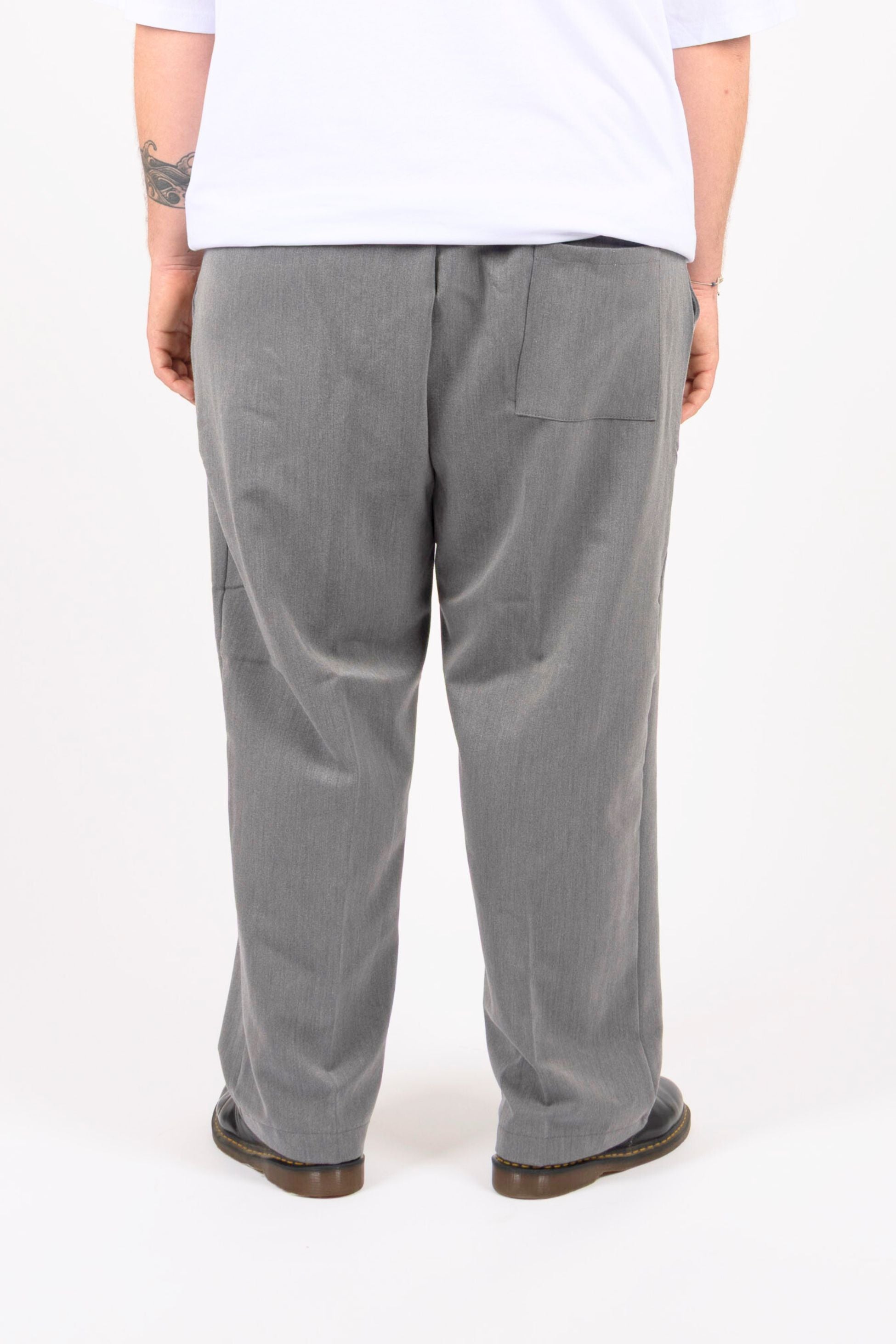 Pantaloni con Bustino in Molla Fondo Largo Uomo Taglie Forti