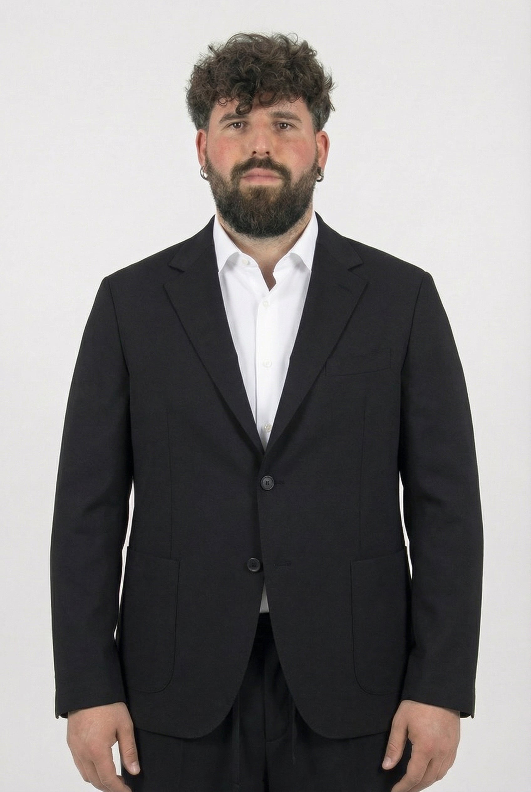 Giacca Nero Uomo Taglie Forti