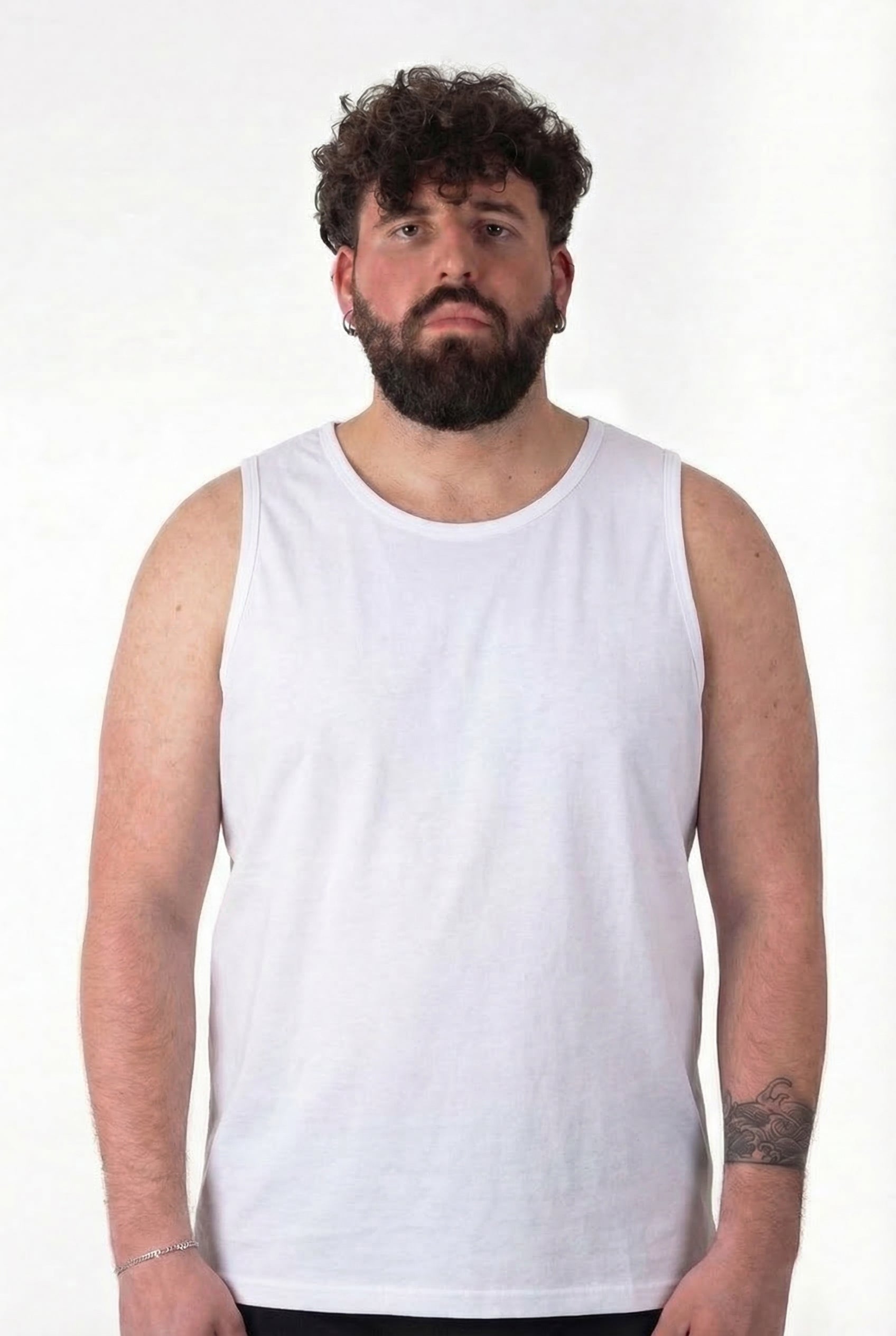 Canotta Intima Maxfort Bianca Cotone Uomo Taglie Forti