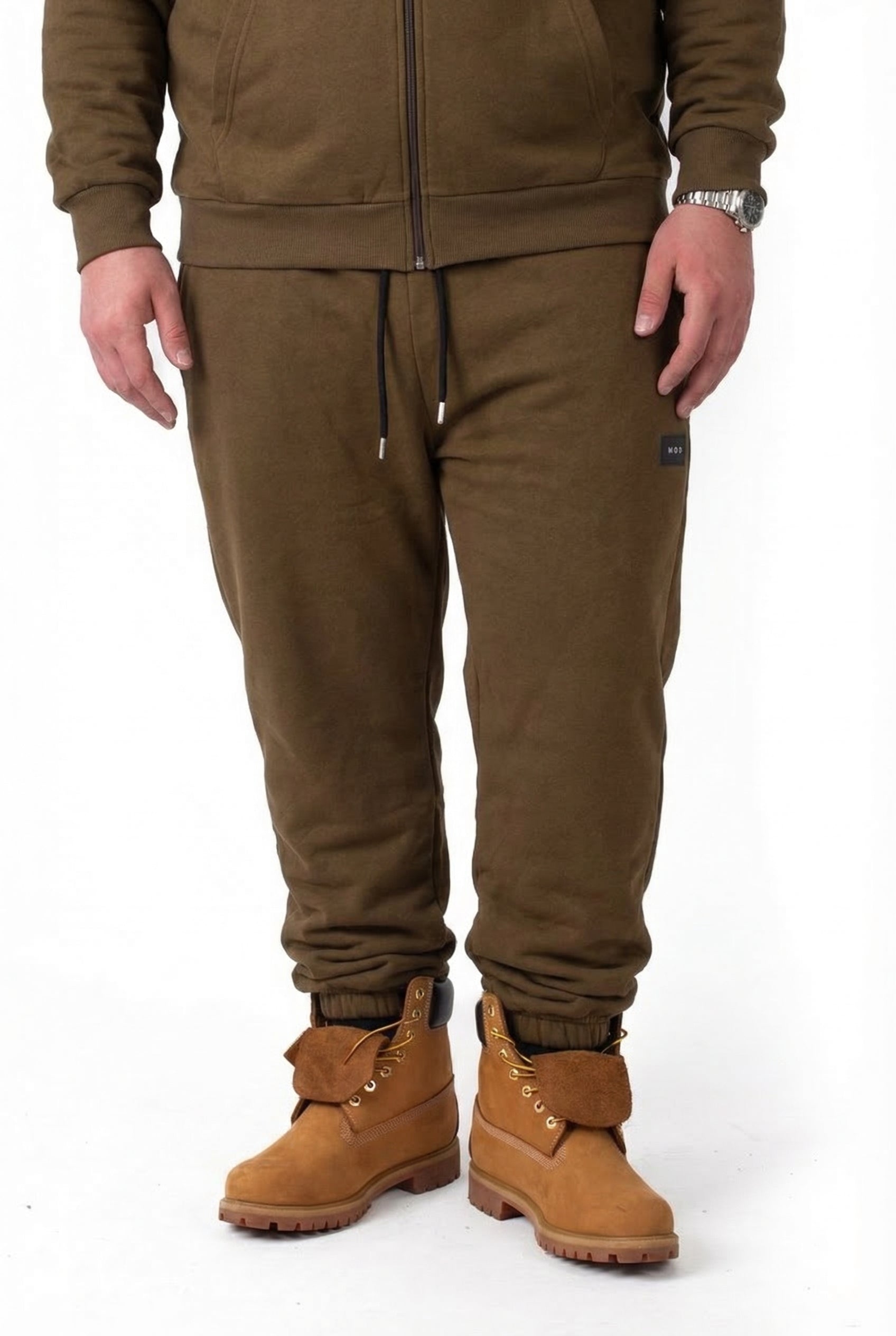 Jogger Moro Cotone Felpato Uomo Taglie Forti