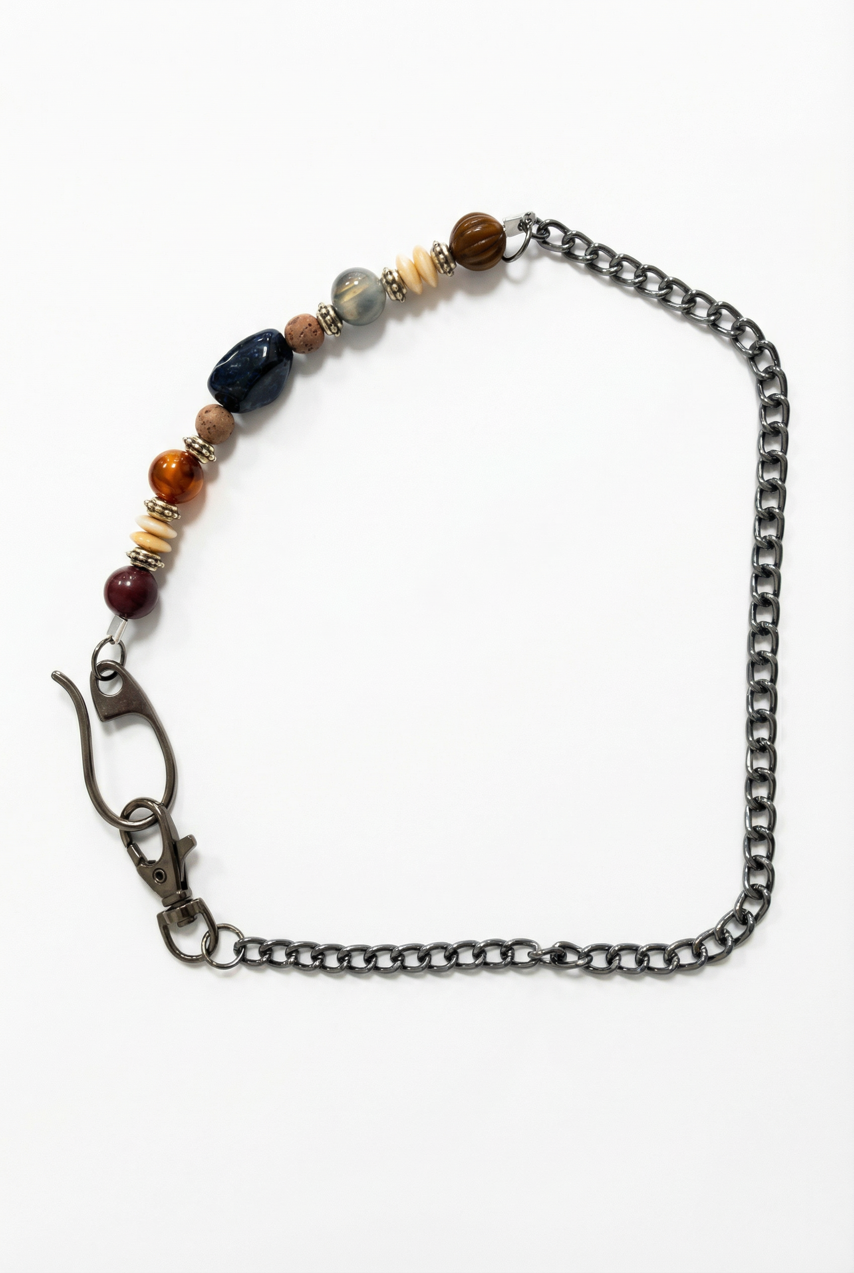 Catenella da Pantaloni con Pietre Naturali e Catena