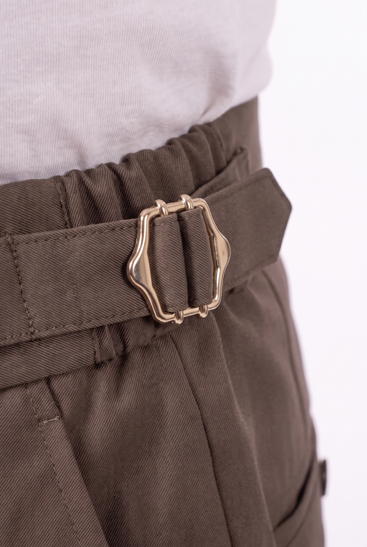 Pantalone Elegante Tokyo Fango Gamba Larga Uomo Taglie Forti