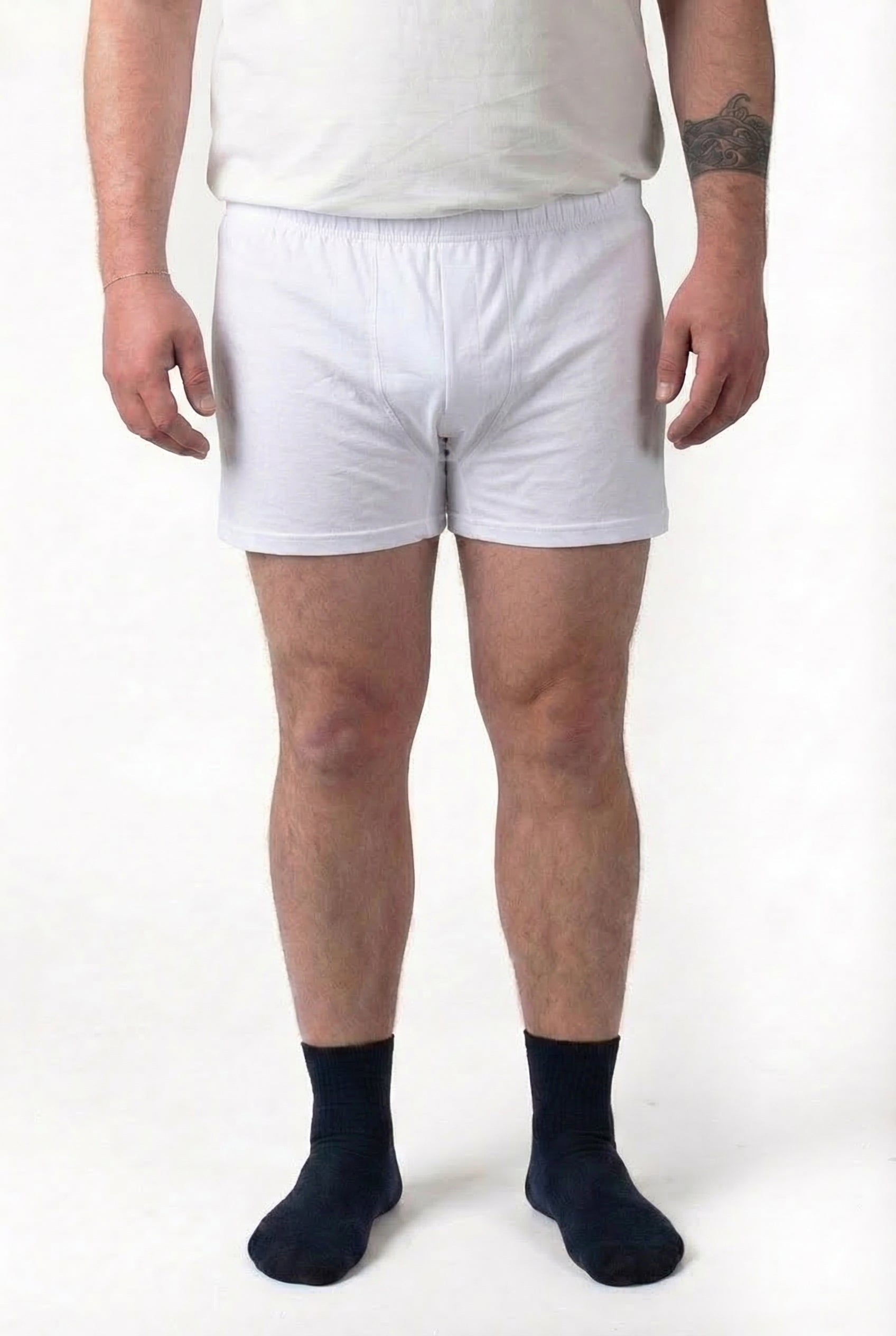 Boxer Bianco 100% Cotone Maxfort Uomo Taglie Forti