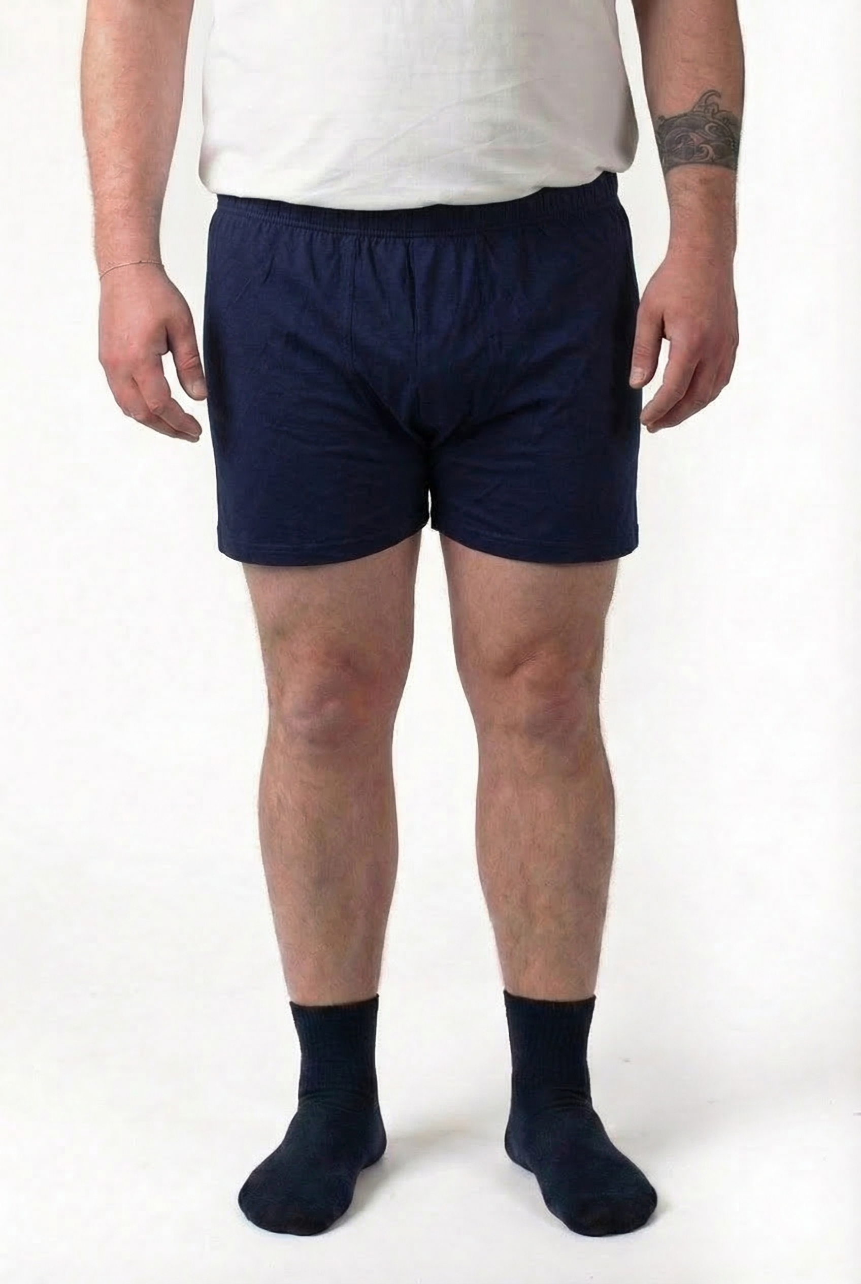 Boxer Blu 100% Cotone Maxfort Uomo Taglie Forti